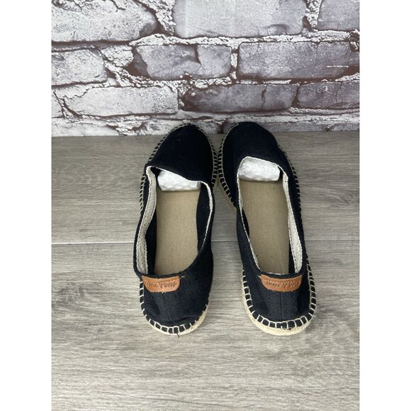 Toni Pons Jute Espadrille Black Canvas Slip On Comfort Casual Flats Shoes Men 44 main image 6